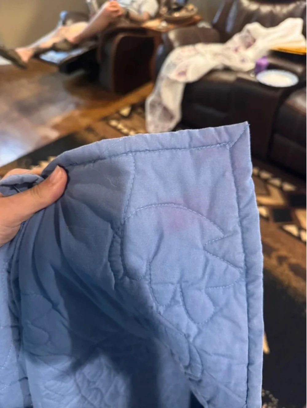 Hand made buck quilt
